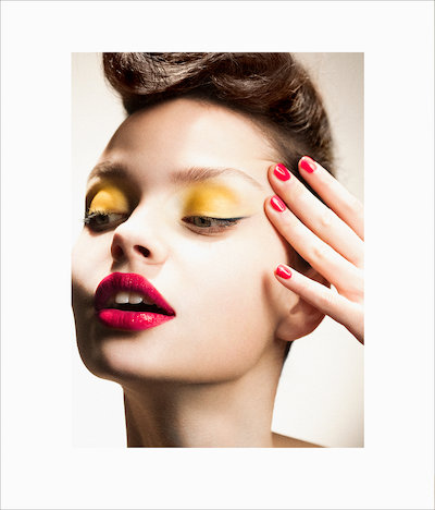 Editorial, Frontpage, Close Up, Closed Eyes, Colour, expression, Face, Happy, Make Up