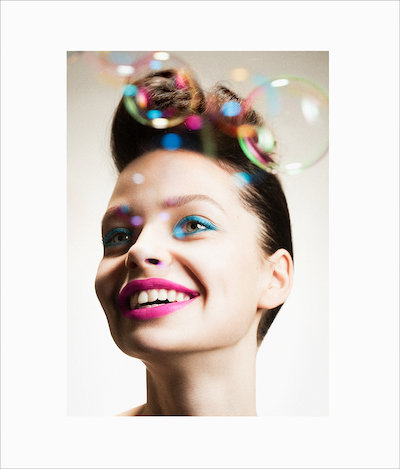 Editorial, Frontpage, Close Up, Closed Eyes, Colour, expression, Face, Happy, Make Up