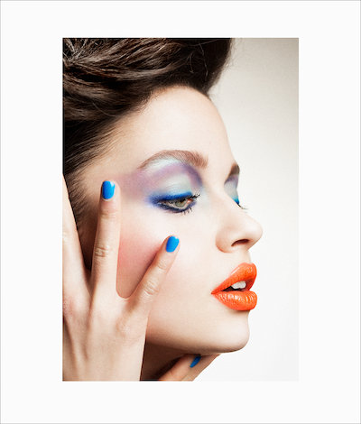 Editorial, Frontpage, Close Up, Closed Eyes, Colour, expression, Face, Happy, Make Up