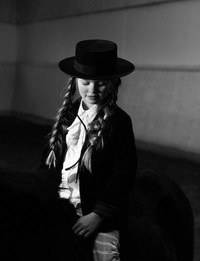 Editorial, Frontpage, Kids, Ågesta Gård, Black & White, Cathrine Lettonen, Fashion, Horses, Inspired by Gaucho, Kids, La Petite Magazine, Rebecca Cohen, Stable