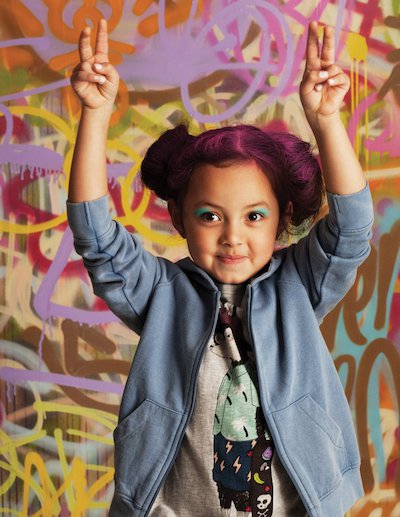 Editorial, Frontpage, Kids, Colour, Cool kids, Dance, Energy, Fun, Graffiti, Play, Urban